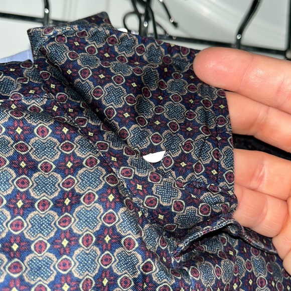 Vintage Button Down Dress Shirt with Cufflinks - Picture 9 of 9